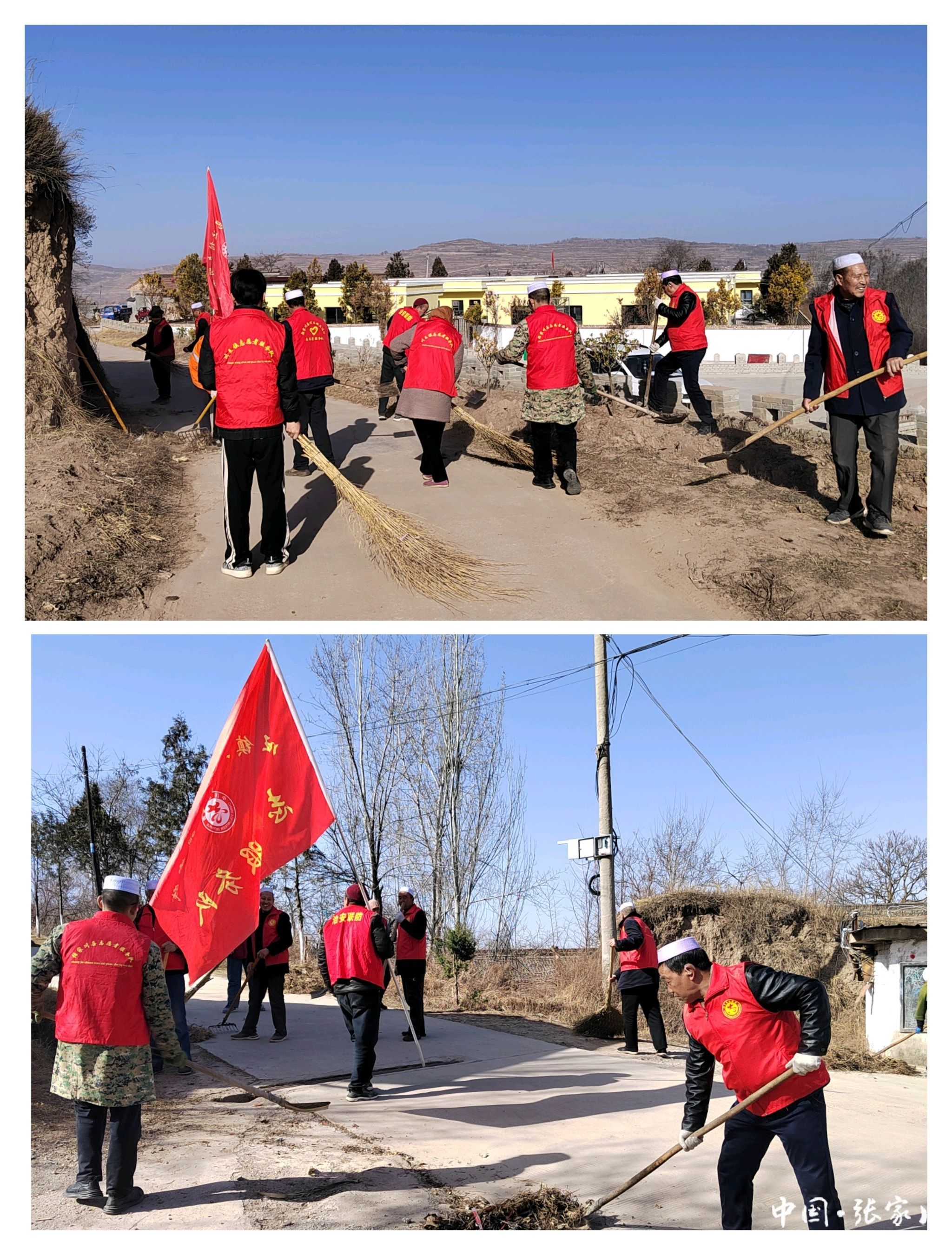川王镇志愿红呵护生态绿打造和美乡村新颜值